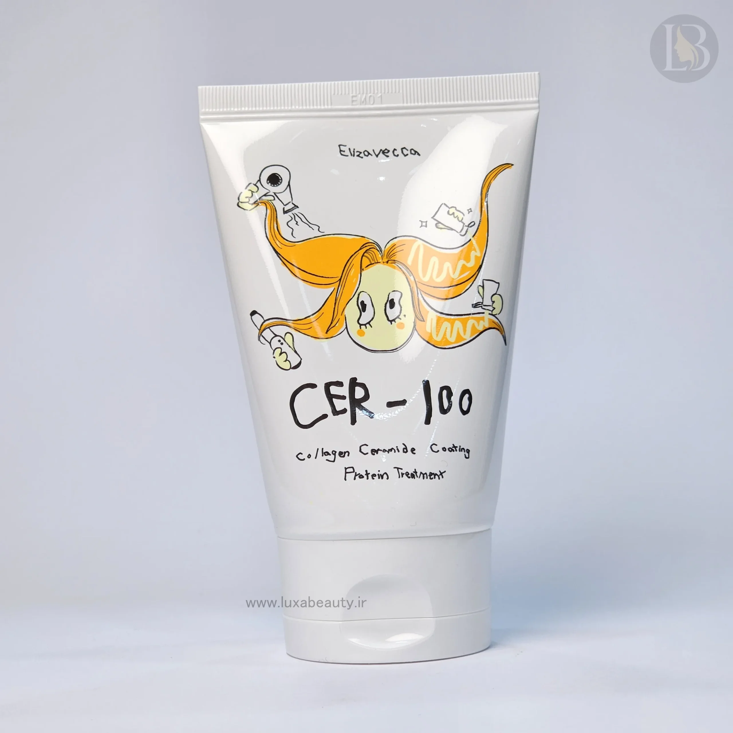 ماسک مو ترمیم کننده الیزاویکا CER-100-01 ماسک مو ترمیم کننده و پروتئینه الیزاویکا حاوی کلاژن و سراماید اصلی