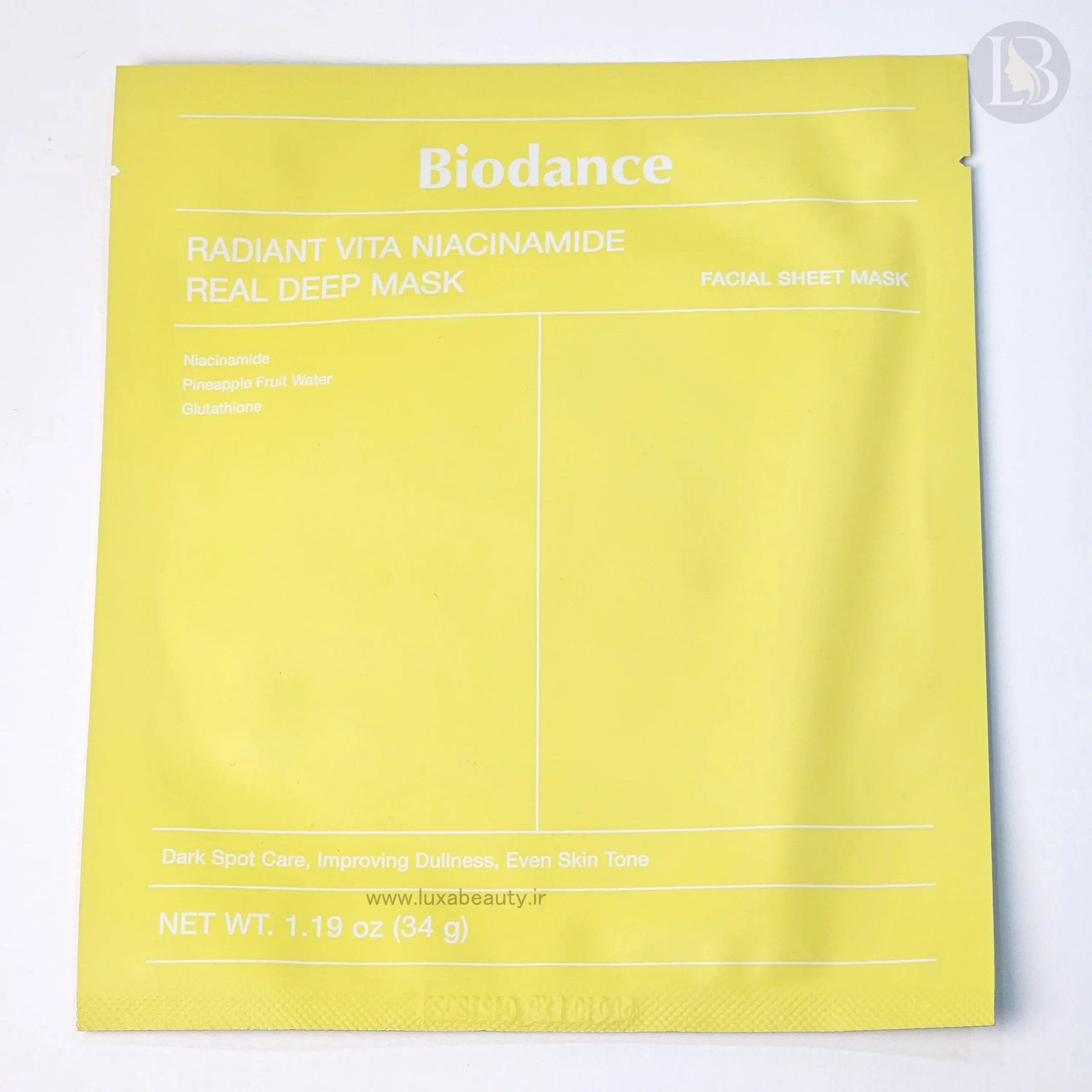 استفاده از ماسک ویتا نیاسینامید Biodance برای پوستی روشن و شاداب نتیجه استفاده از ماسک ویتا نیاسینامید بایودنس – پوست روشن و صاف